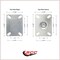 Service Caster 4'' High Temp Phenolic Wheel Swivel Top Plate Caster Set with 2 Rigid, 4PK SCC-20S415-PHRHT-TP2-2-R-2 - alternate 5